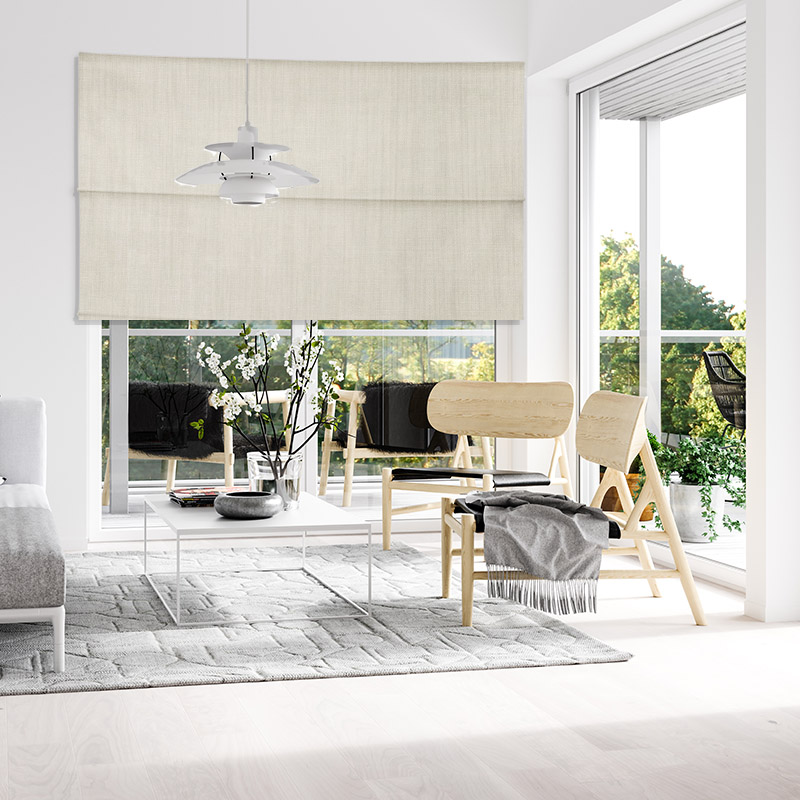 Bonny Castor Plain Fabric Roman Blinds