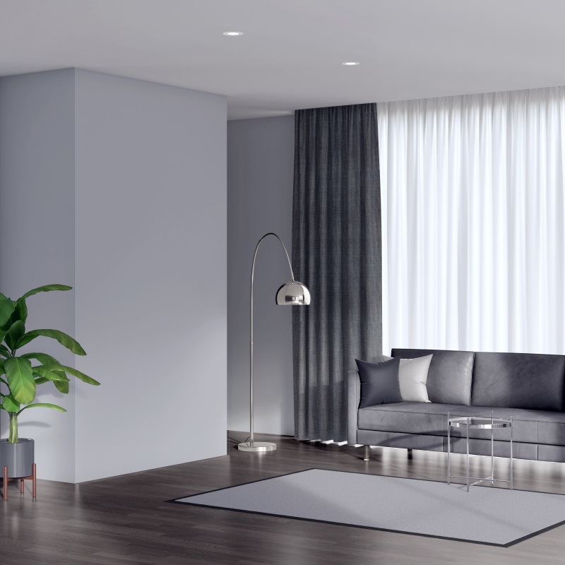 Bonny Granite Plain Fabric Curtains for Sale