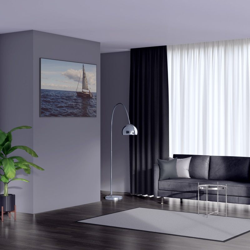 Bonny Onyx Plain Fabric Curtains for Sale