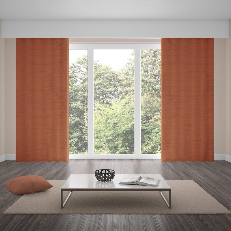 blackout curtains luxe cinnamon