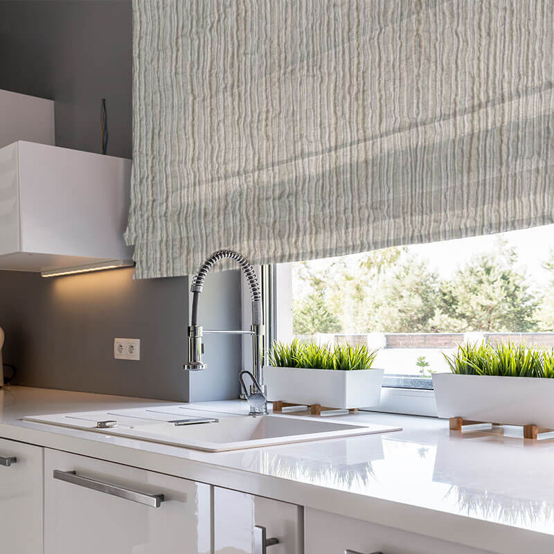 kitchen roman blinds turbulent polar