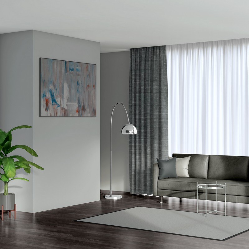 ready made curtains luxe carbon
