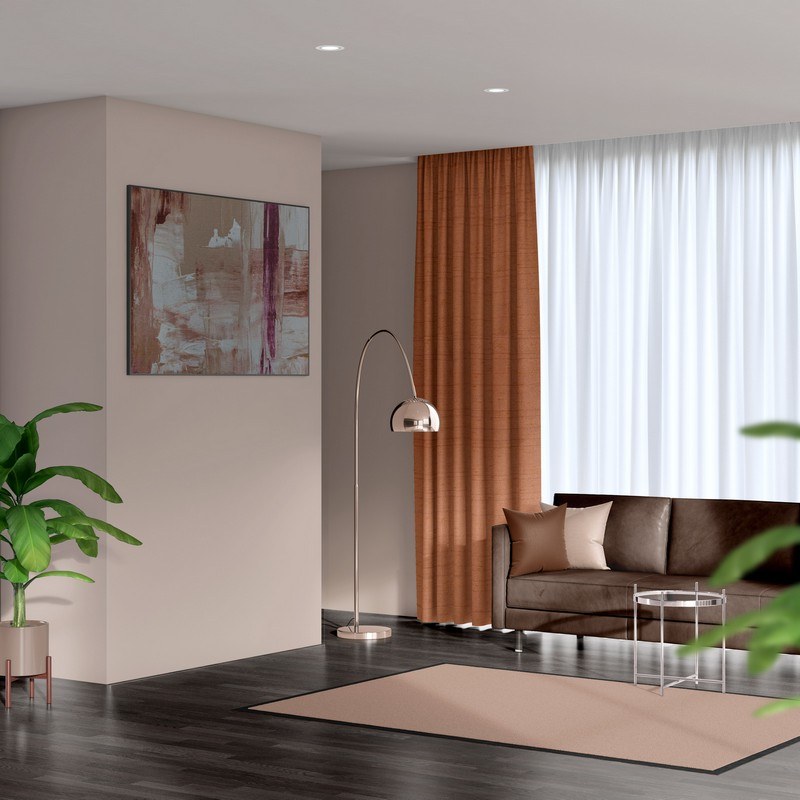 ready made curtains luxe cinnamon