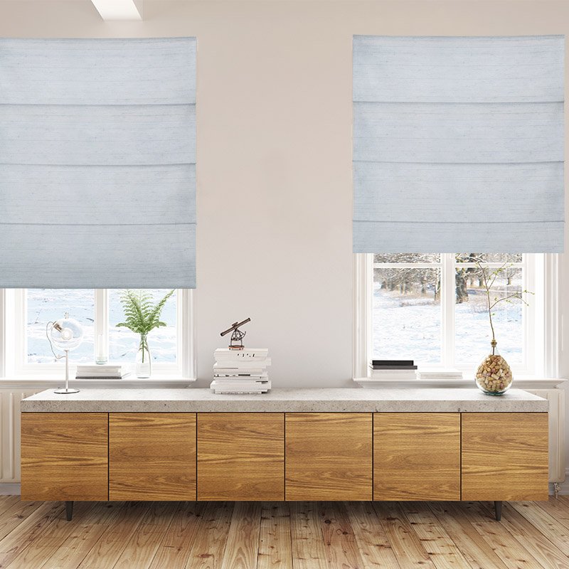 roman blinds luxe celadon