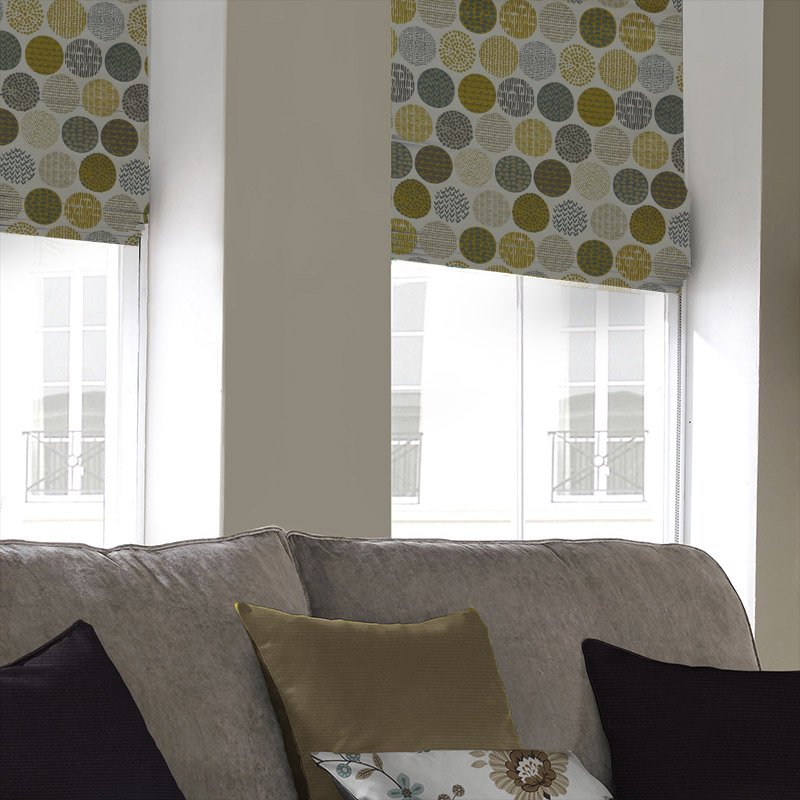 roman blinds planter saffron