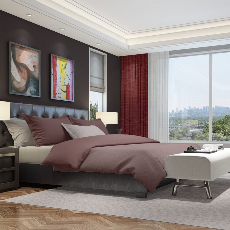 blackout curtains silk road cherry