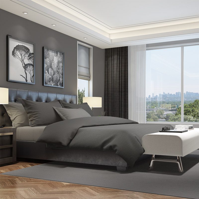 blackout curtains silk road truffle