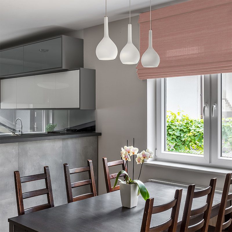 blinds luxe salmon