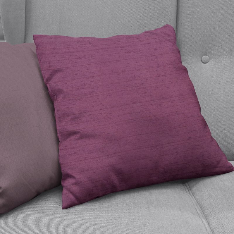 cushions luxe plum