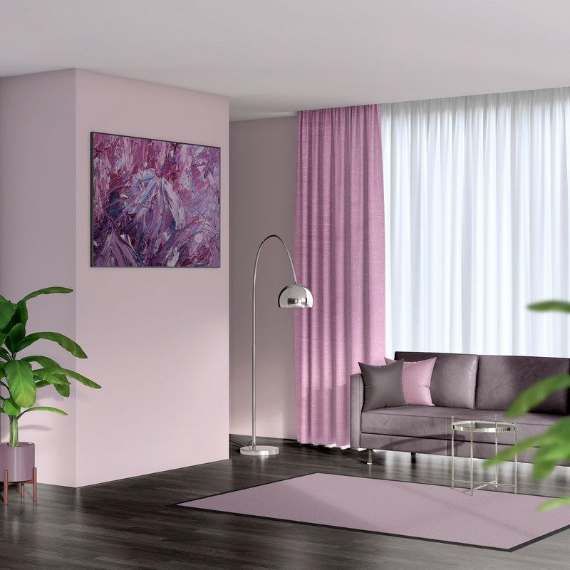 ready made curtains luxe rose