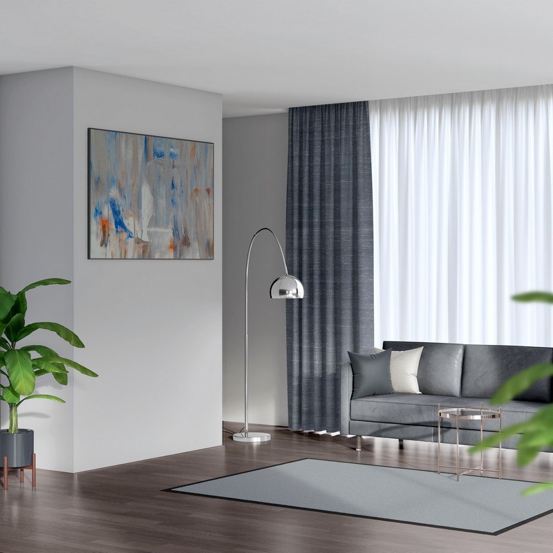 ready made curtains luxe slate