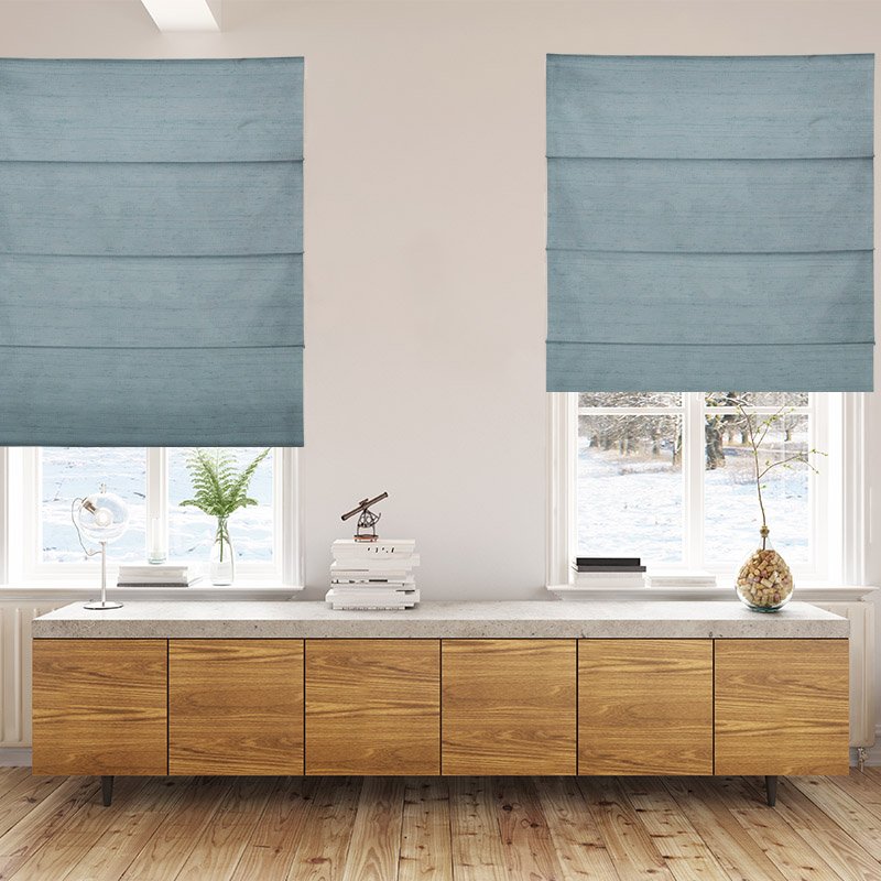 roman blinds luxe emerald