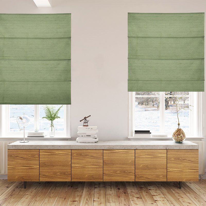 roman blinds luxe grass