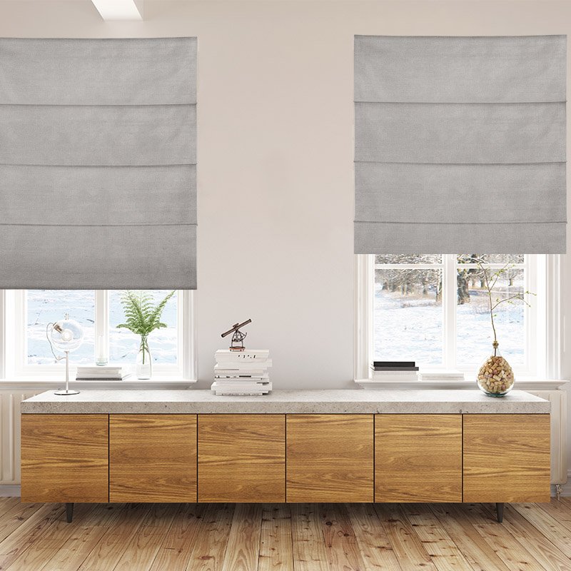 roman blinds luxe limestone