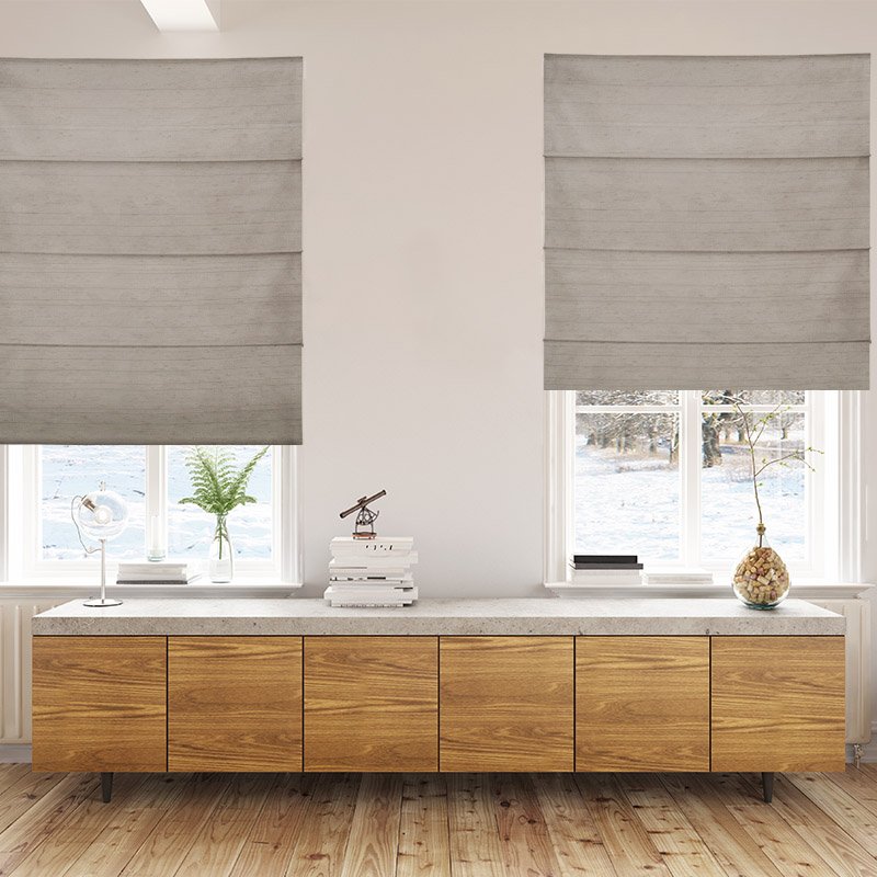 roman blinds luxe moss