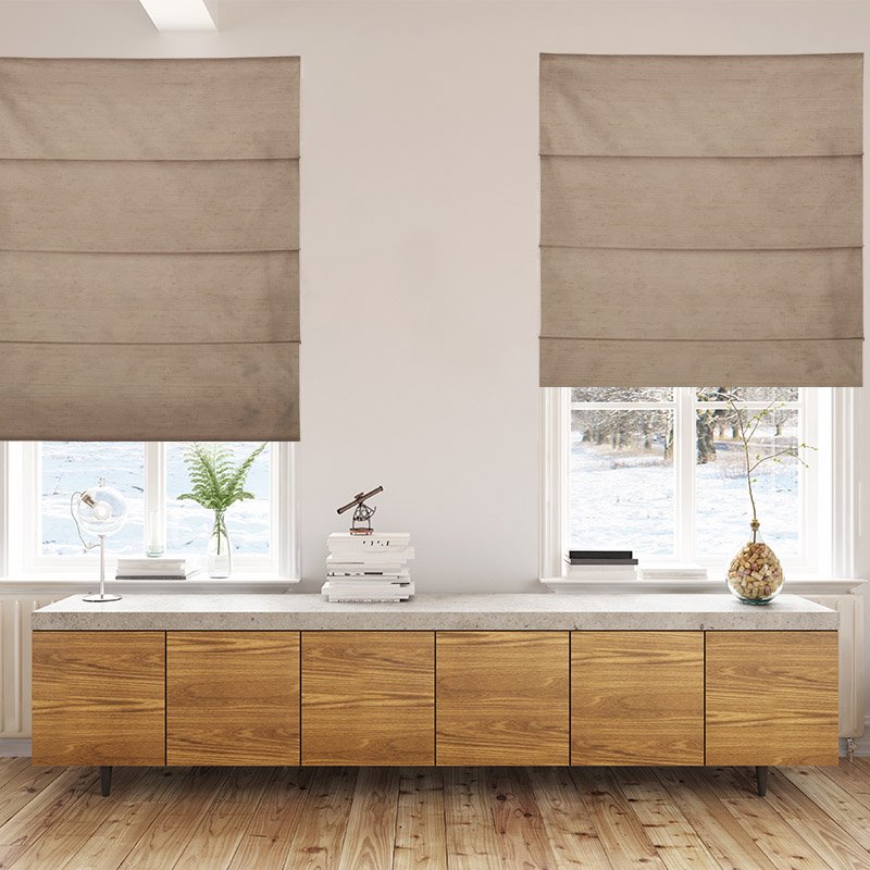 roman blinds luxe otter