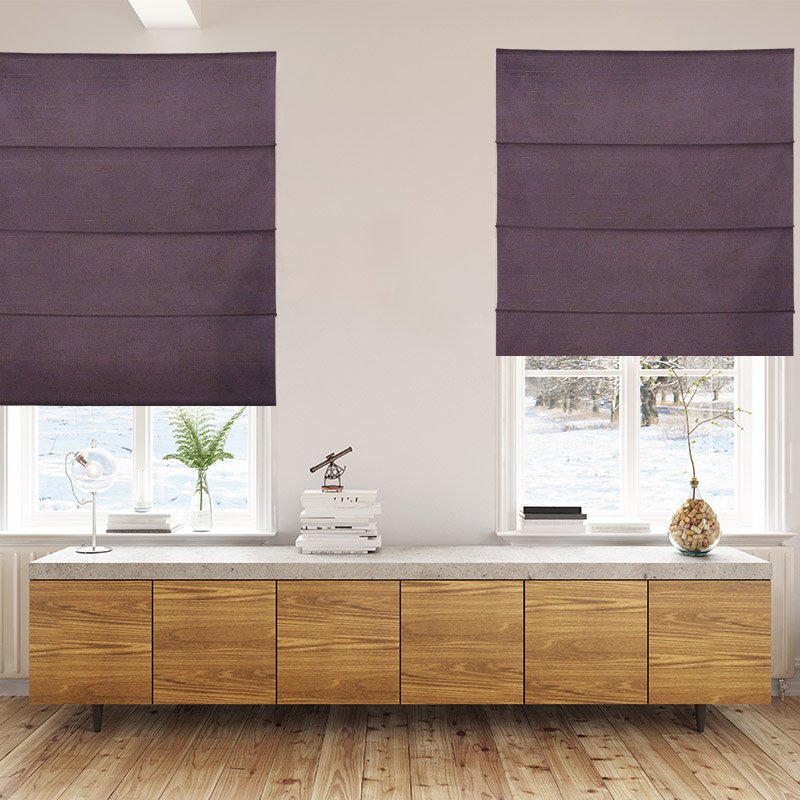 roman blinds luxe twilight