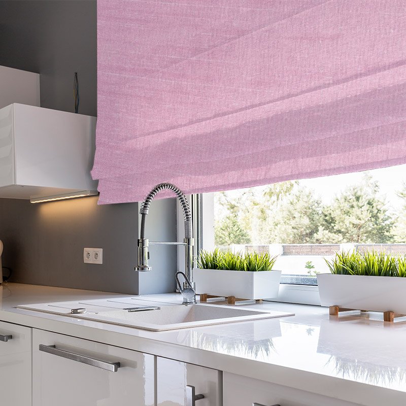 window treatments luxe rose