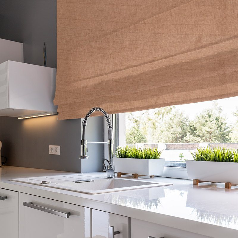 window treatments luxe terracotta