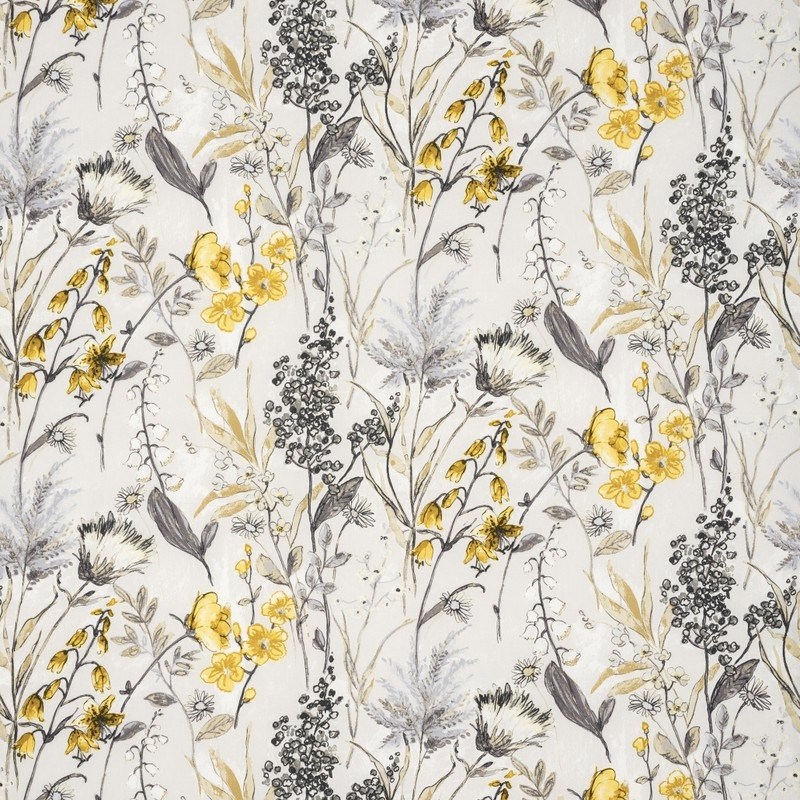 fabrics online nz meadow flower lemon