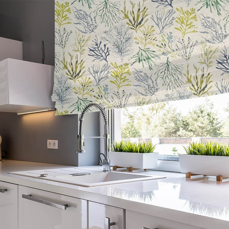 ready made blinds coral seaweed