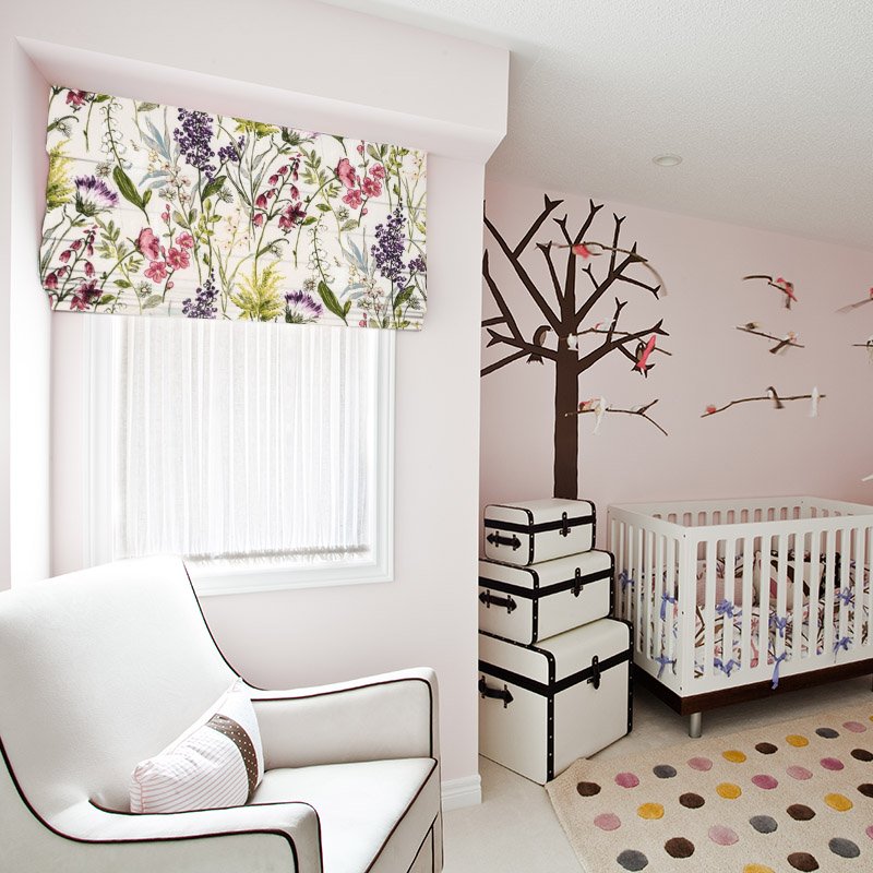 ready made blinds meadow flower cherry