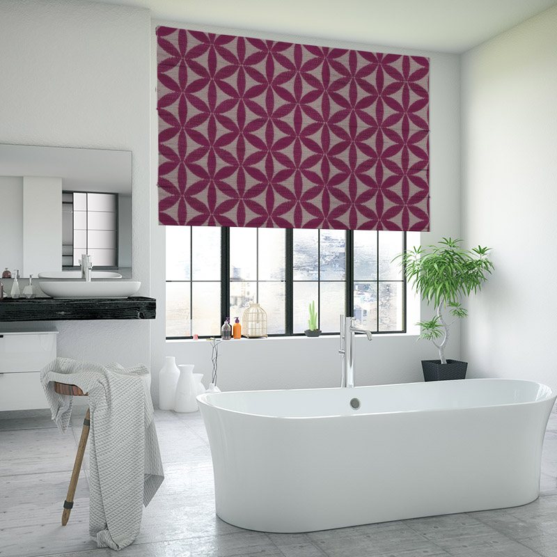 ready made blinds tapa fuchsia