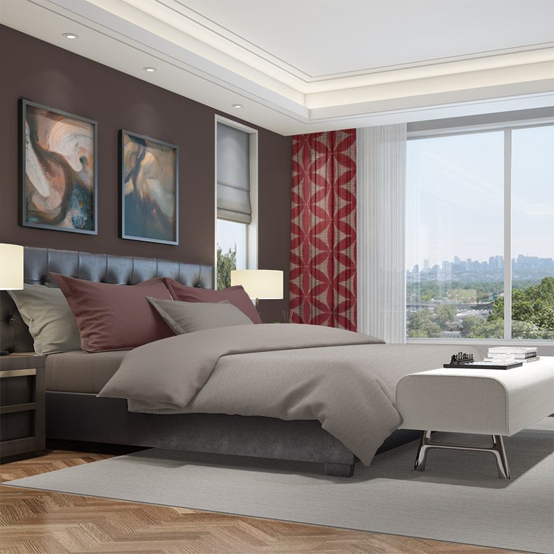 ready made curtains tapa berry