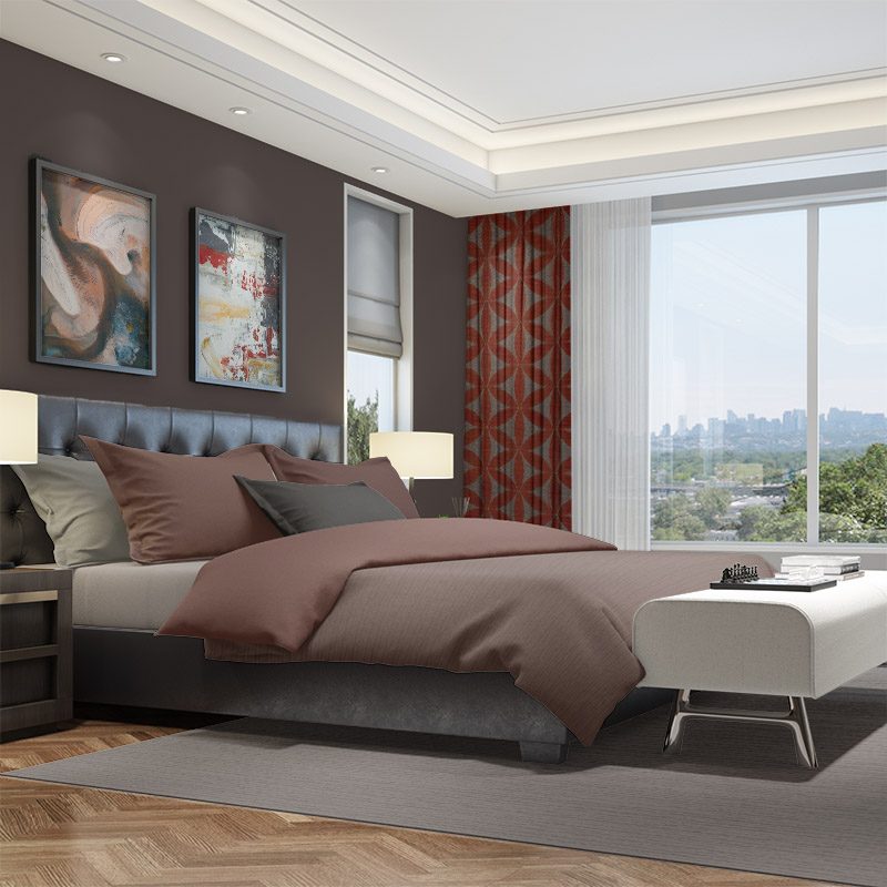 ready made curtains tapa tangelo