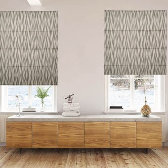 rods and blinds bamboo smoke