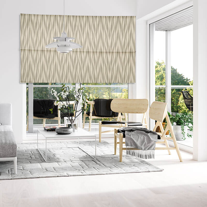 roman blinds bamboo dove