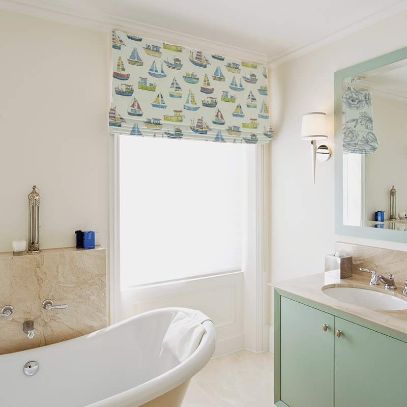 roman blinds boat club cobalt