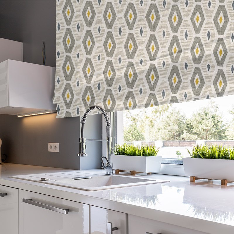 roman blinds explore saffron