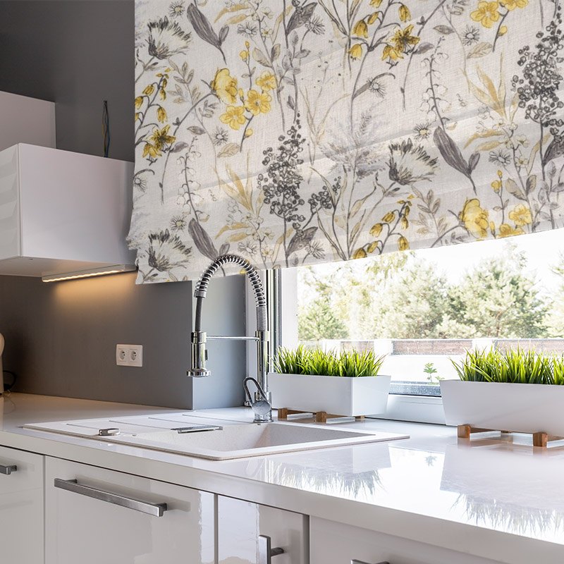 roman blinds nz meadow flower lemon