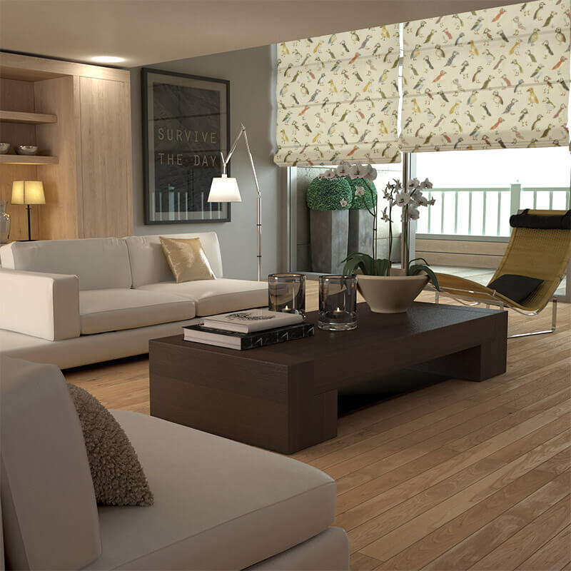 roman blinds puffin driftwood