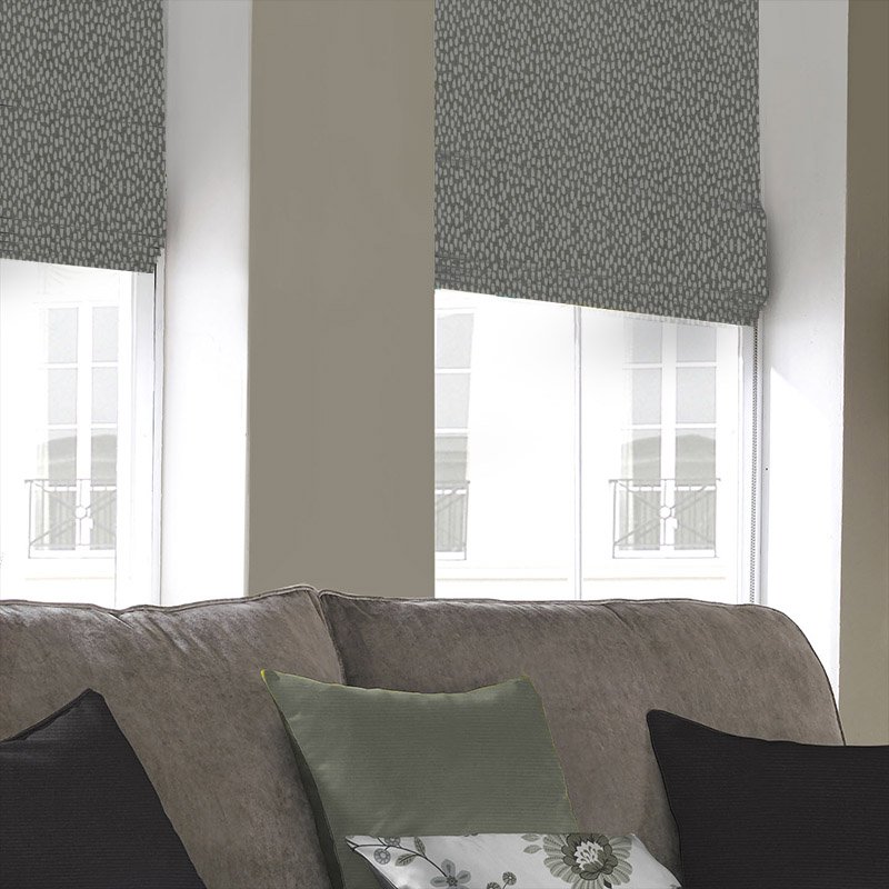 roman blinds sun shower pebble