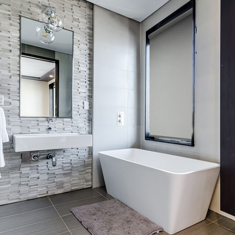 bathroom roller blind scribe terrace