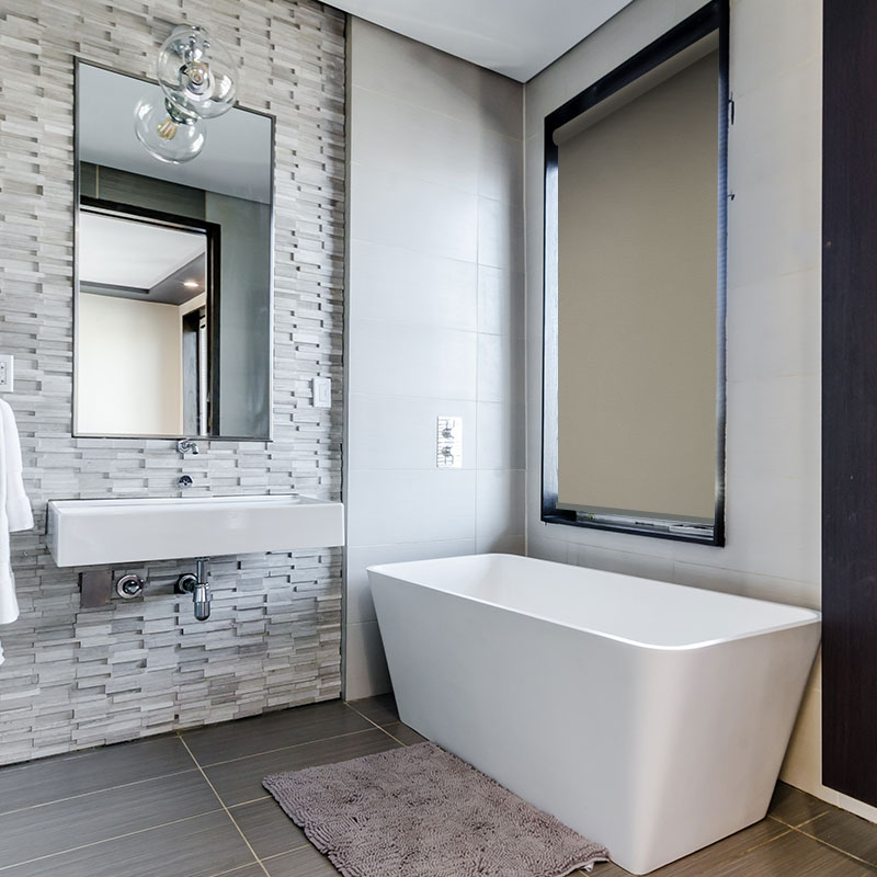 bathroom roller blind scribe tundra