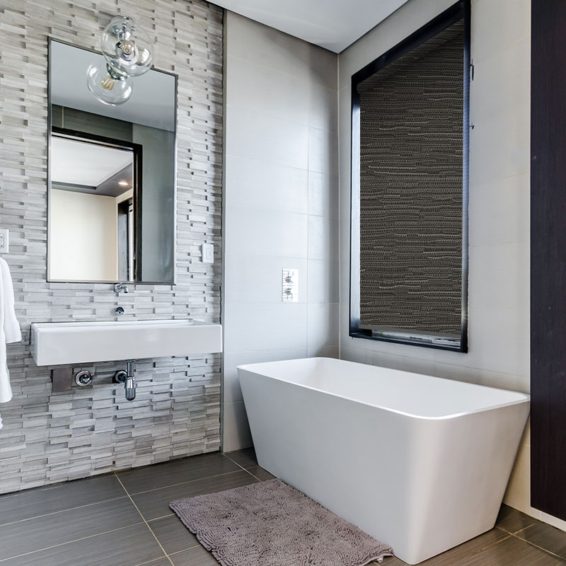 bathroom roller blinds reve pewter