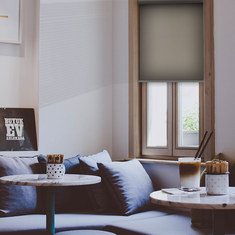 blockout roller blind scribe dune