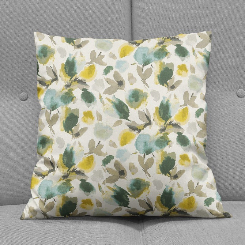 cushions nz flower burst aqua