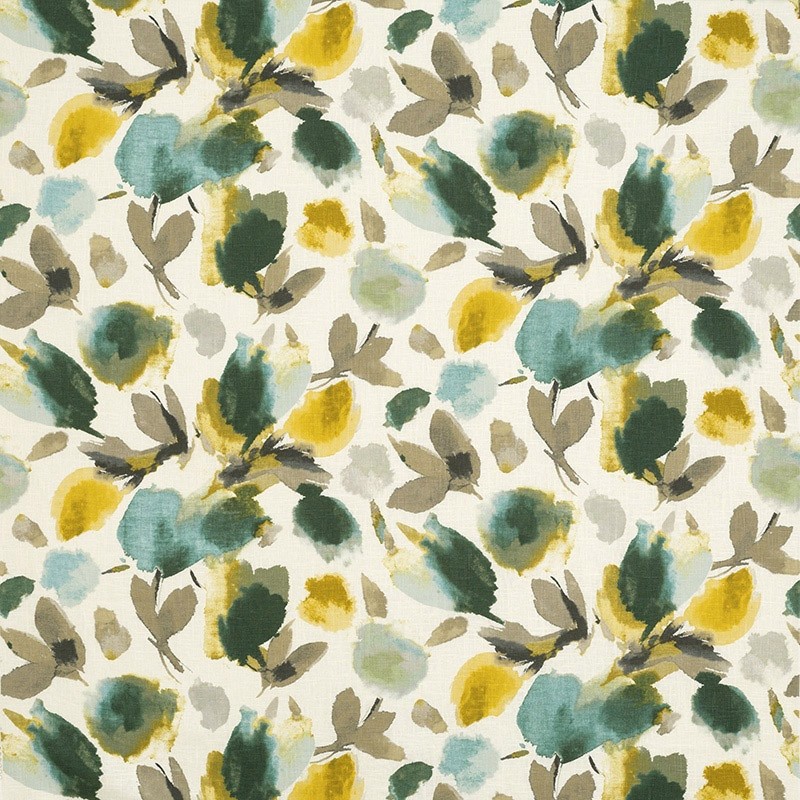 fabrics online nz flower burst aqua
