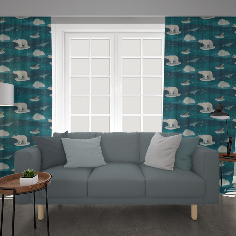 ready made curtains arctic antics