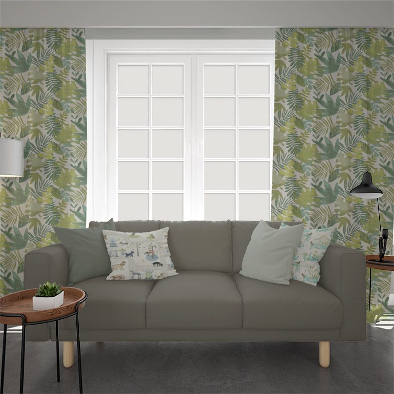 ready made curtains jungle jumble