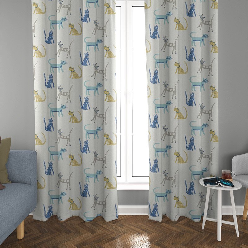 ready made curtains pretty kitty