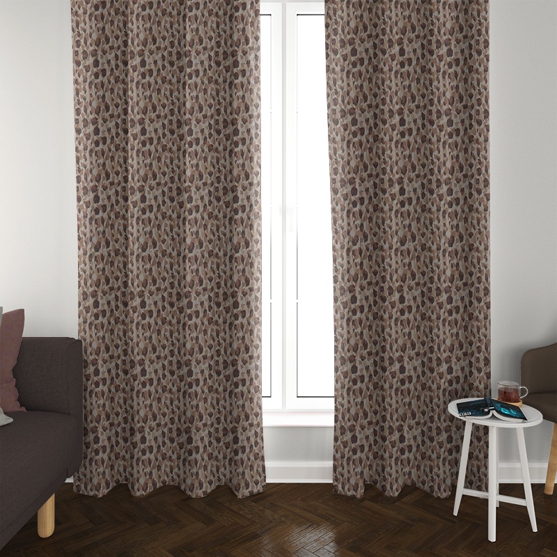 luxury lounge curtains Kenji natural