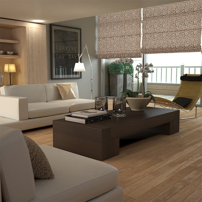 roman blinds Kenji natural